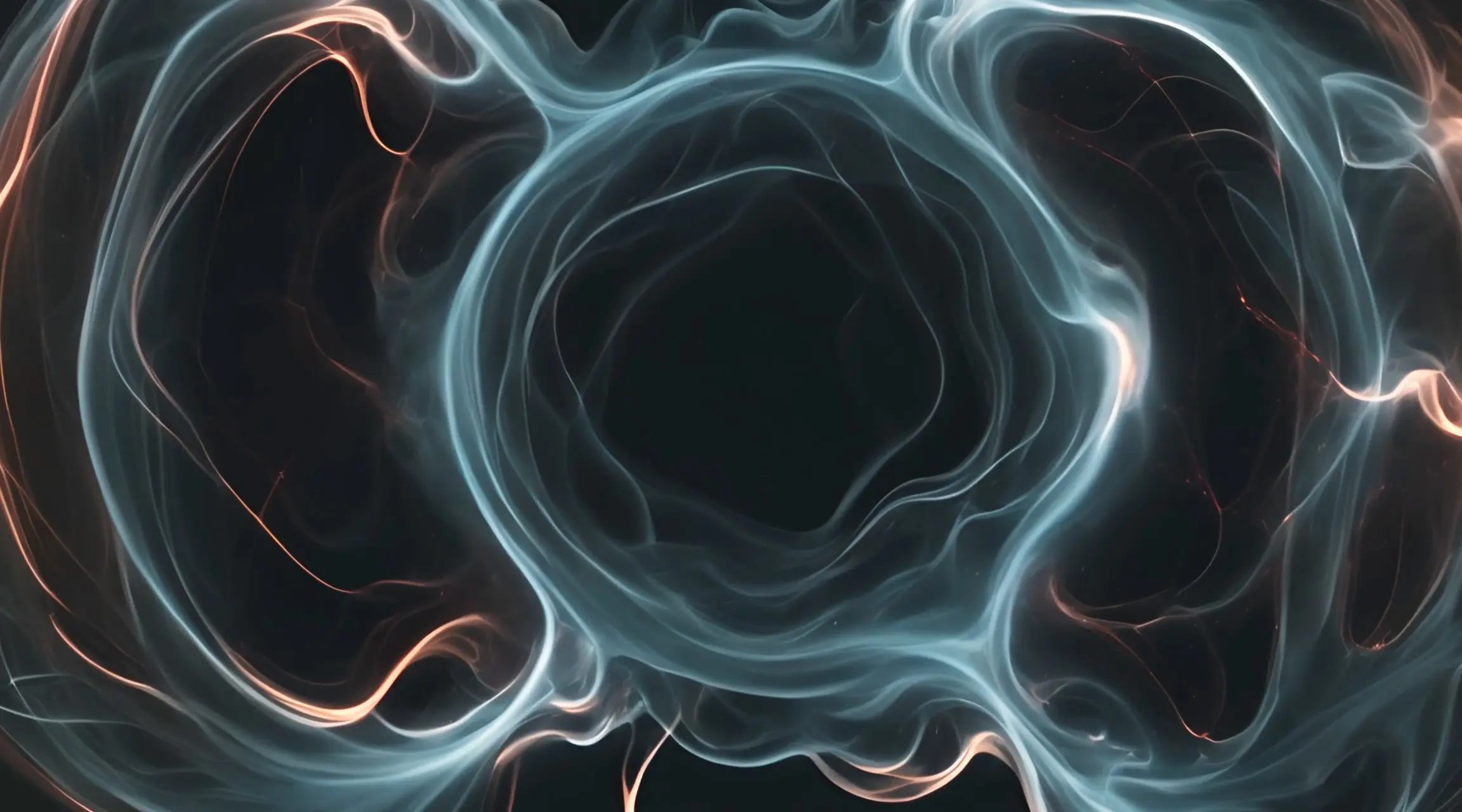 Silken Smoke Rings Smooth Abstract Motion Stock Footage